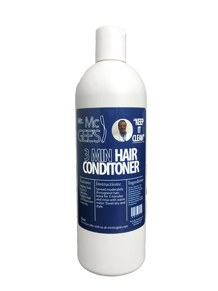 Mr. McGee's "Keep it Clean" 3 MINUTE HAIR CONDITIONER