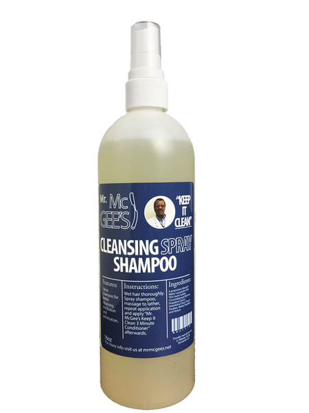 Mr. McGee's "Keep it Clean" Cleansing Spray Shampoo